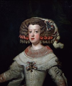 Porträtt av infanta Maria Teresa (1638-83), senare drottning Marie-Therese av Frankrike.